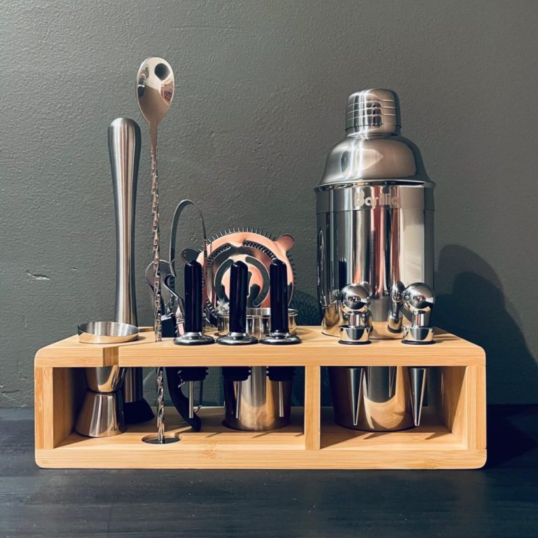 Barillio Bamboo Stand For Bartender Kit Storage